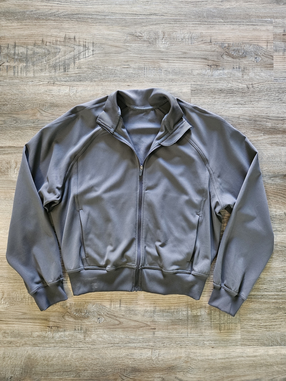 Lululemon Wunder Train Twill Graphite Grey Track Jacket